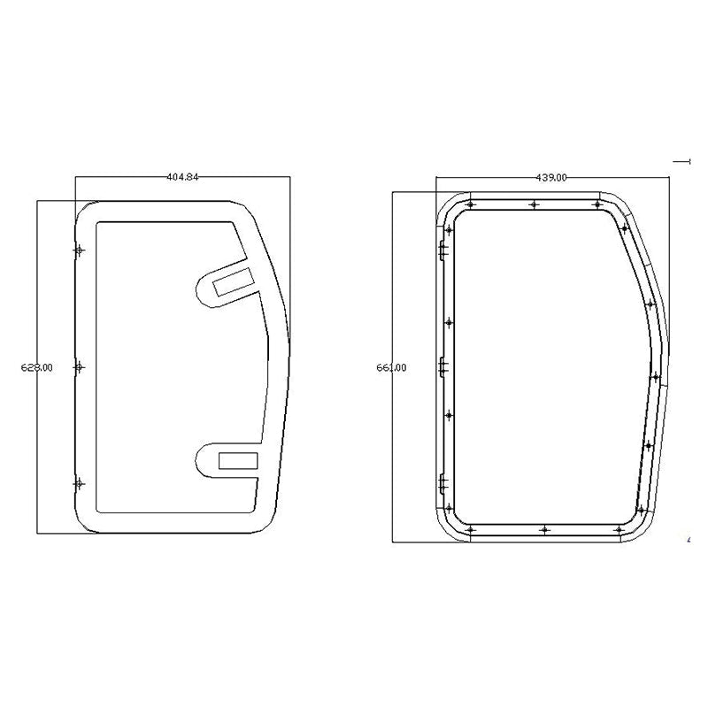 Coast Door 8 - White Tunnel Boot Arch Side Door 439 x 661 (M500-170)