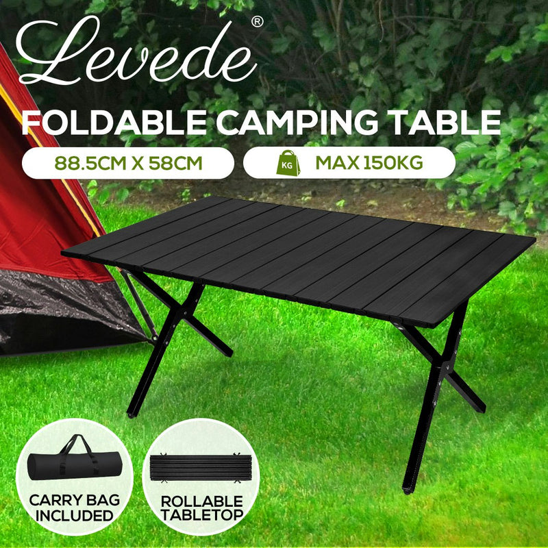 Levede Folding Camping Table Portable Picnic Desk Party Family Garden BBQ