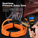 San Hima 4-Way Digital Tyre Inflator Car Air Compressor 250 PSI Tire Gauge Hose