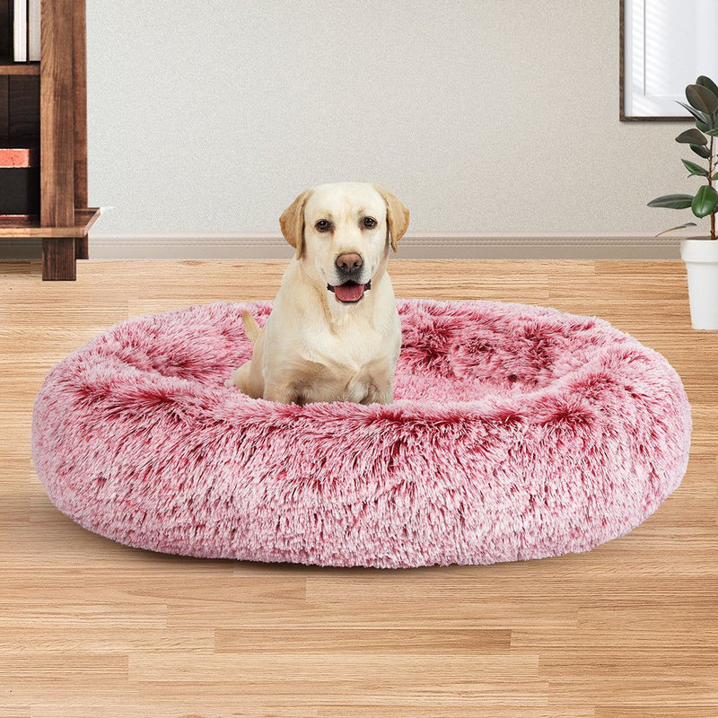 Pawz Replaceable Cover For Dog Calming Bed Mat Soft Plush Kennel Pink Size XXL