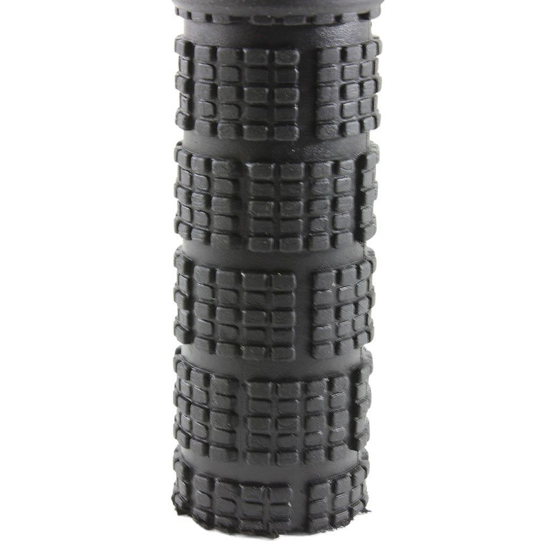 V-Grip Bike Handlebar Grips Black 75mm Kraton Rubber