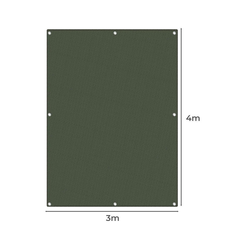 Manan Waterproof Tarp Canvas Tarpaulin Heavy Duty Poly Camping Shelter Canopy