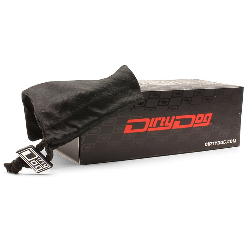 Dirty Dog Phin Satin Black/Ice Blue Mirror Polarised Unisex Sunglasses