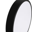 Emitto Ultra-Thin 5cm LED Ceiling Down Light Surface Mount Living Room Black 30W