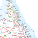 Australian Map 46cm x 38cm