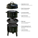 Portable Charcoal Smoker and BBQ