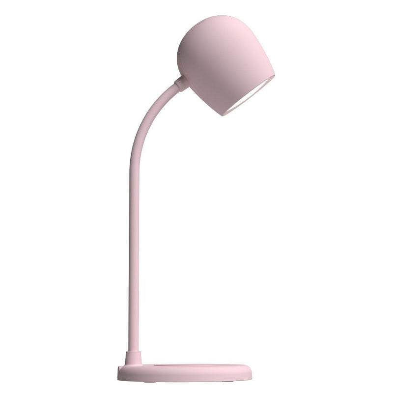 Kreafunk Ellie Lamp W/ Qi Charger And Bluetooth Speaker - Dusty Rose