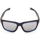 Dirty Dog Kooky Satin Blue/Grey Silver Mirror Polarised Unisex Sunglasses