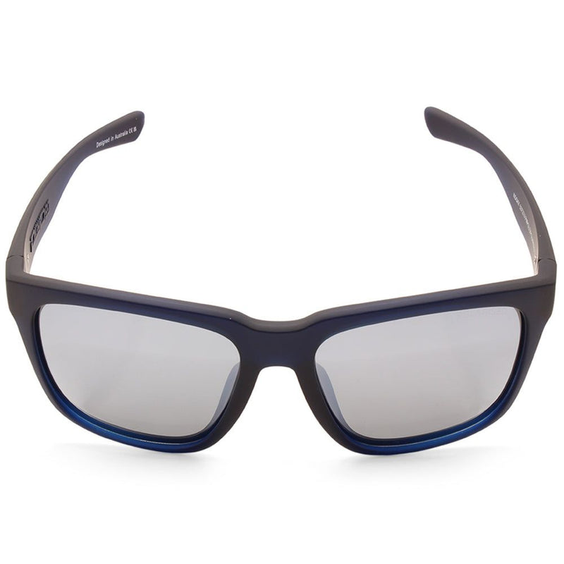 Dirty Dog Kooky Satin Blue/Grey Silver Mirror Polarised Unisex Sunglasses
