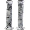 Endzone Handlz Smoke Pattern Kraton Rubber Bike Grips 147mm White/Black