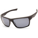 North Beach Pearleye Matte Black/Silver Mirror Polarised Unisex Sunglasses