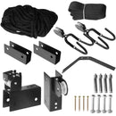 Monvelo Kayak Hoist Pulley 54kg Bike Holder Lift Garage Ceiling Storage Rack