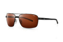 Tonic Blaq Polarised Sunglasses with Glass Copper Photochromic Lens & Black Frame