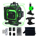 Traderight Laser Level 4D 16 Line 360° Green Self -Leveling with Remote Tripod