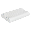 Dreamz Memory Foam Pillow White High-Density Neck Shoulder Support Pain Slow