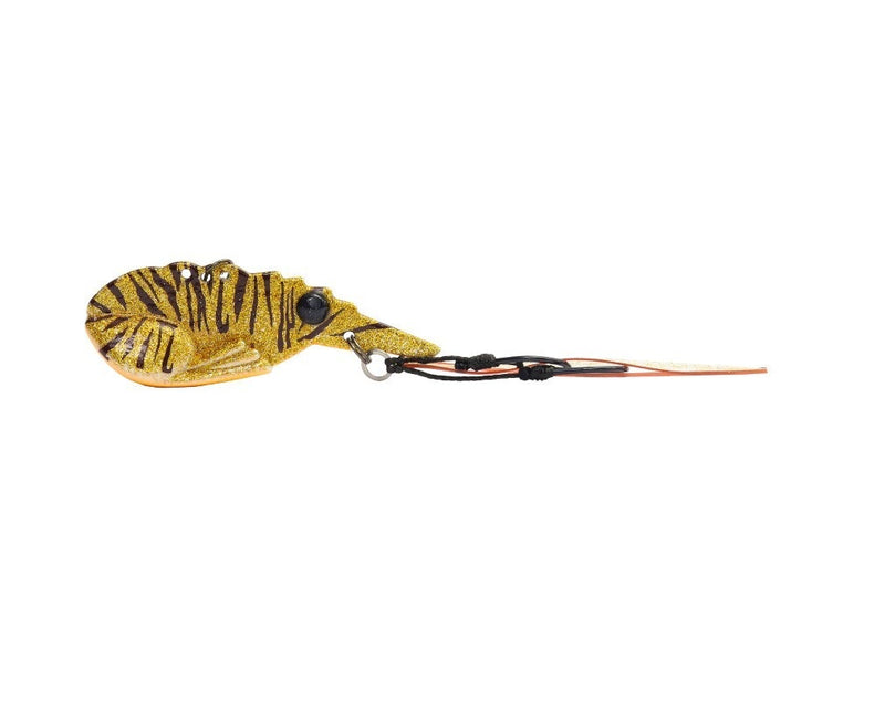 37mm TT Lures Switchprawn+ Metal Vibe Fishing Lure - 5.5gm Rigged Blade Lure