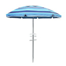 Centra 2m Outdoor Beach Umbrella Tilting Patio Tropical Sun Shelter Parasoll