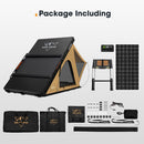 San Hima Kalbarri Lite Gen 2 Rooftop Tent + Rack & Ladder + 250W Solar Panel