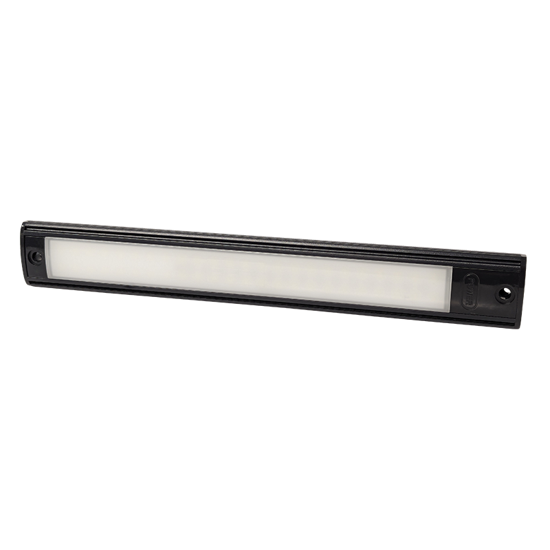 COAST RV 12V LED Boot Light - Black 290mm x 40mm - IP67, 280 Lumens.