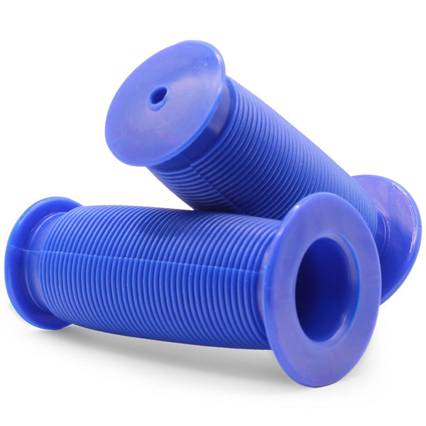 Bikelane 80mm Kids Bike Mushroom Handlebar Grip Pair (Blue)