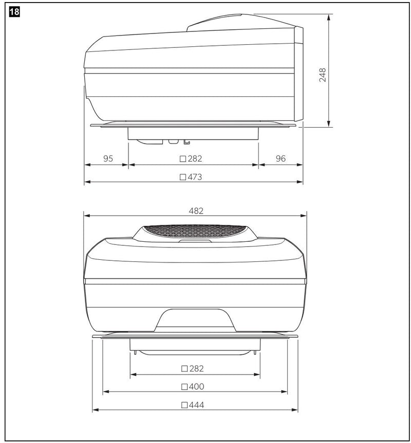Dometic DRS2 Dust Reduction System - Dust reduction system for caravans