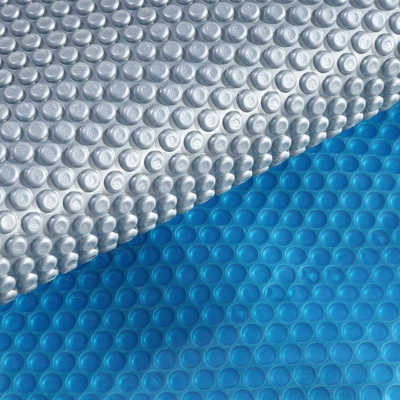 Traderight Group  Solar Swimming Pool Cover 400 Micron Outdoor Bubble Blanket Heater 11 X 4.8m