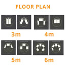 Canvas Bell Tent - 3m/4m/5m/6m