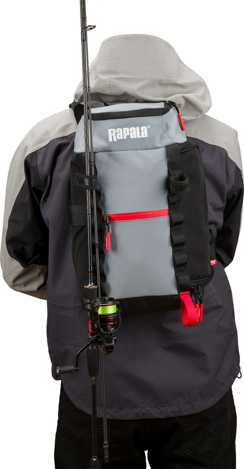 Rapala Countdown Fishing Sling Bag with Multiple Storage and Rustproof Zippers