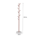 Levede Coat Rack Hat Clothes Stand Hanger Garment Hook Metal Organizer Rose Gold