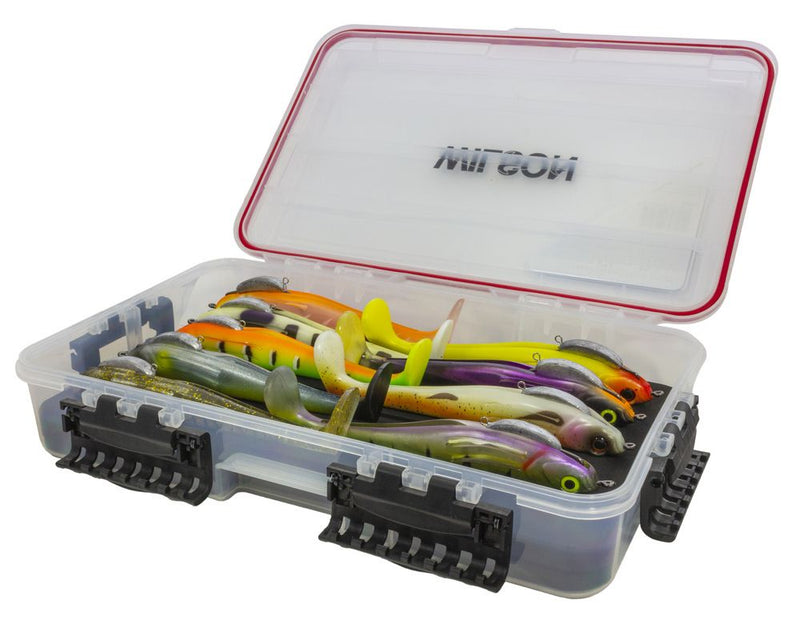 Large Deluxe Wilson Vibe Fishing Tackle Box with Slotted Foam Base