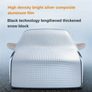 Universal Car Snow Shield: Silvery Front Windshield Cover