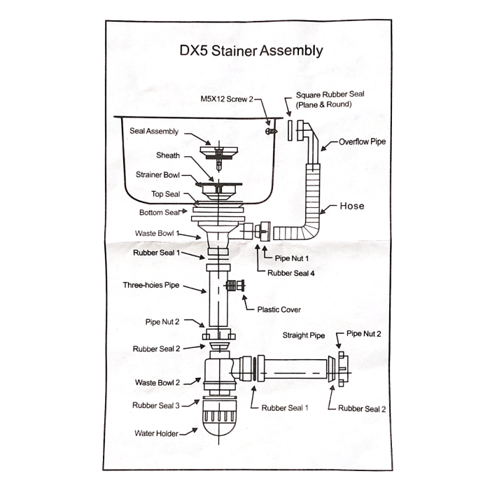 U Trap - DX5 Stainer Assembly