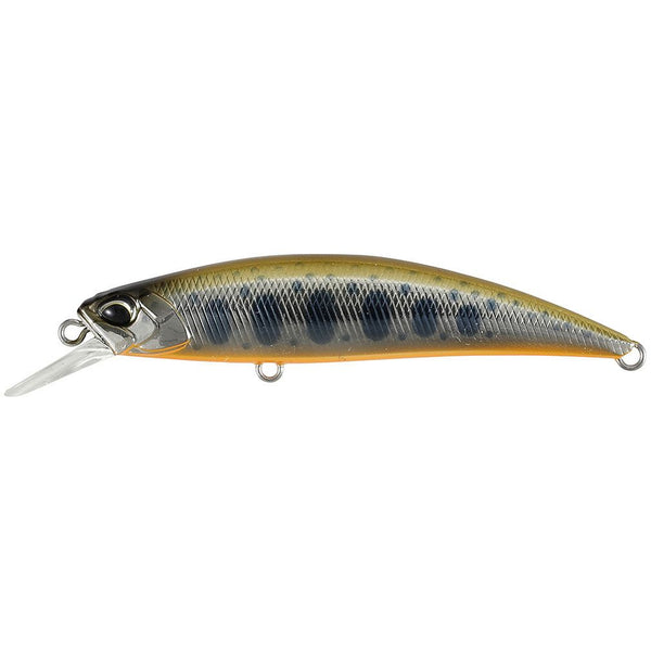 Duo Spearhead Ryuki 70mm Suspending Hardbody Minnow Lure - Brown Back Yamame