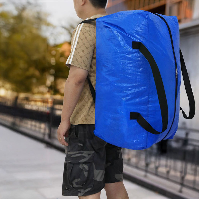 Moving Bags 2 Pack Heavy Duty Waterproof Storage Backpack Strips For Easy Carry