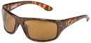Mustad Hank Parker Polarized Sunglasses-Tortoise Frame with Amber Lens-HP100A-3