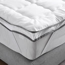 Dreamz Pillowtop Mattress Topper Mat Pad Bedding Luxury Protector Cover Single