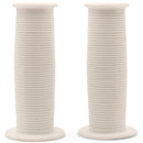 Bikelane 95mm Kids Bike Mushroom Handlebar Grip Pair (White)