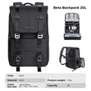Camera Backpack for Camping Black