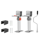 Manan 2X 410mm-545mm Drop Down Corner Steadies Legs 1200LB Caravan Trailer Steel