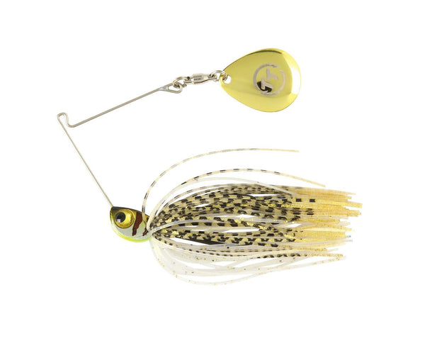 TT Lures 1/8oz Vortex+ Spinnerbait Fishing Lure - GOLD GLIMMER
