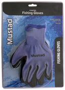 1 Pair of Mustad Rubber Coated Fishing Gloves