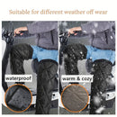 Winter Windproof Leg Shields Knee Pads Set