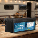 Safetex 12V LiFePO4 Battery Lithium Iron 200Ah 2000 Rechargeable Deep Cycle