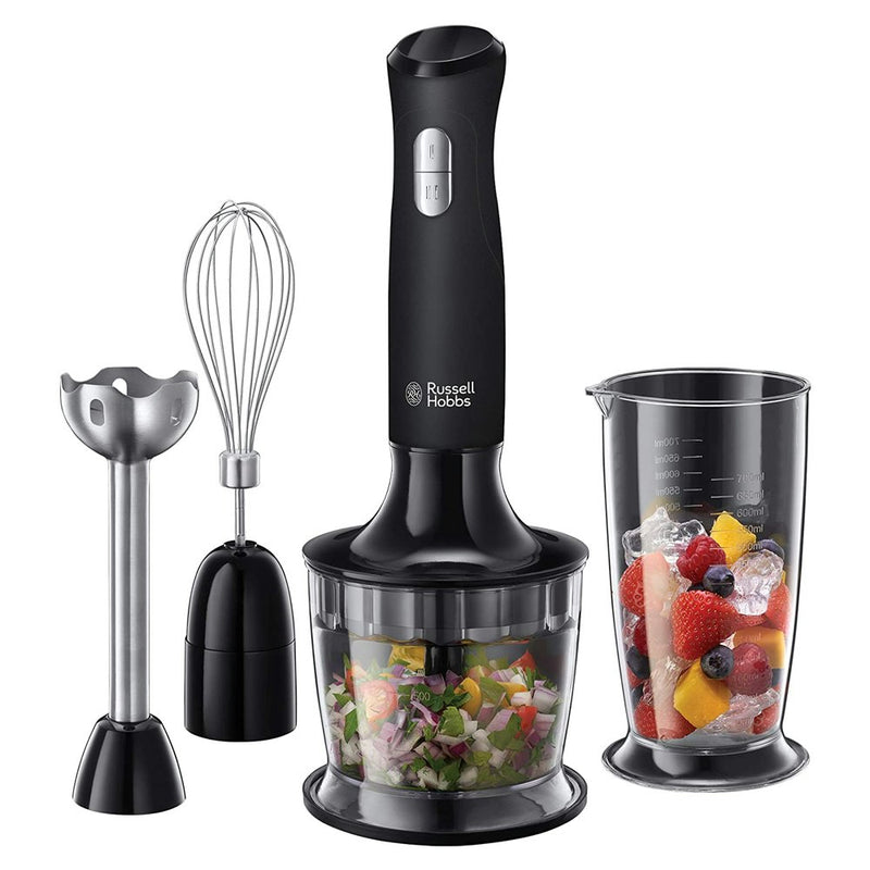 Russell Hobbs RHSM5BLK Desire 3-in-1 Hand Blender 500W Mixer/Whisk Matte Black