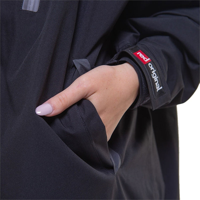 Women's Long Sleeve Pro Change Robe EVO - Stealth Black