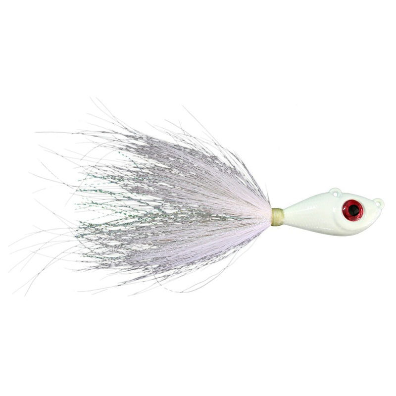 Mustad 3oz Big Eye Bucktail Jig with Chemically Sharpened 8/0 Hook