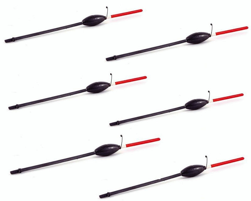 6 x Jarvis Walker Small Blackfish Floats - Luderick Floats - Pencil Stem Floats