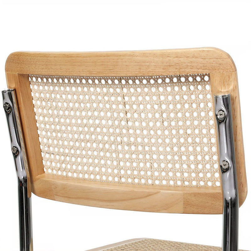 Levede 8x Rattan Chair Dining Chairs Cesca Replica Cantilever Modern Backrest