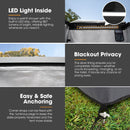 San Hima Shower Awning Instant Ensuite Tent Fold-Out Camping & Shower Tent Base