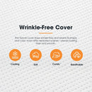 San Hima Caravan Mattress Topper Queen Size Mat RV Bed 198cm x 145cm